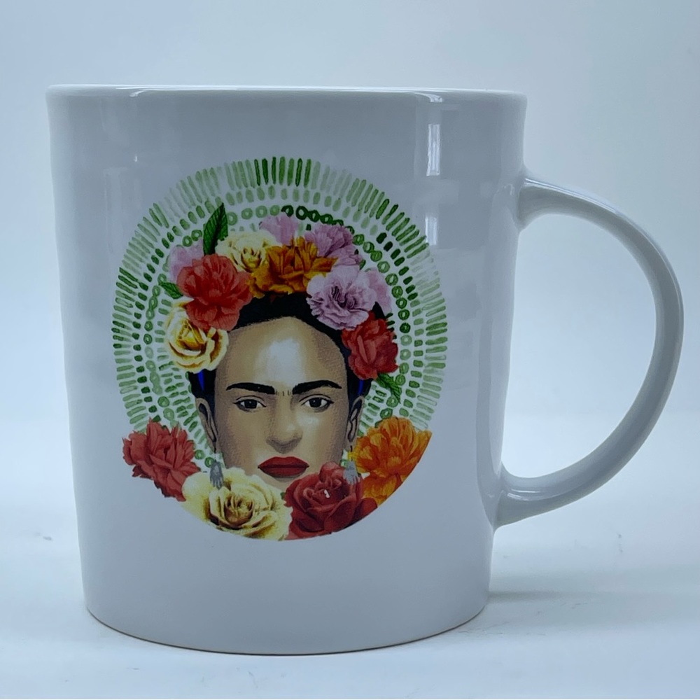 Frida Kahlo Mug Coffee Tea Cup Floral Quote Ceramic Prima Design Kitchen Gift